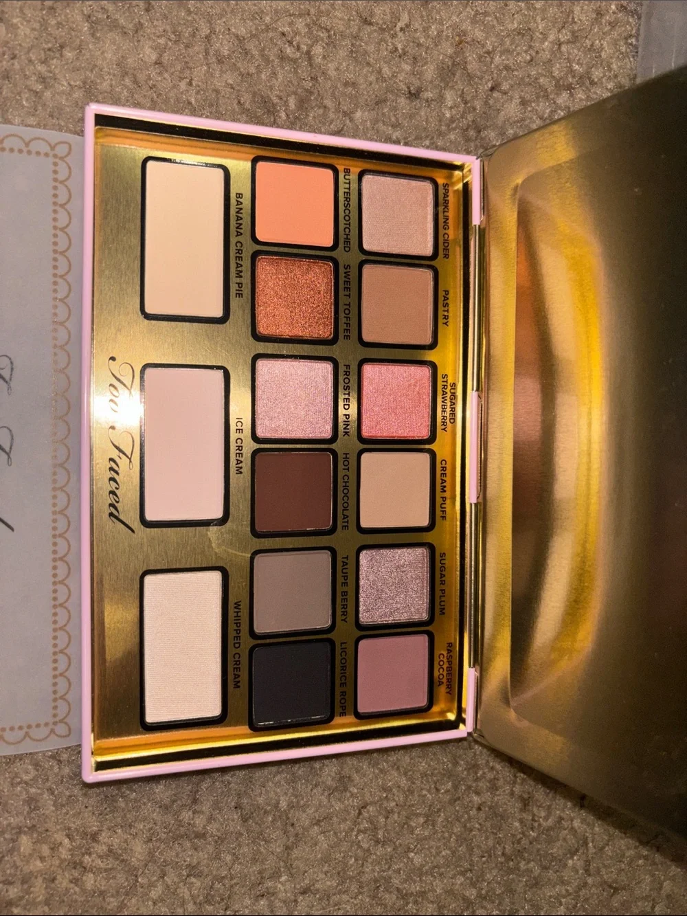 Too Faced I Want Kandee Makeup Palette - Pink & Gold Trim